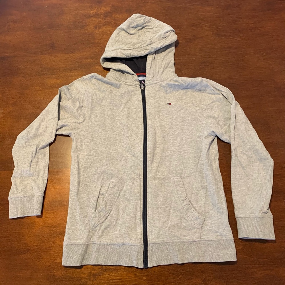 Tommy Hilfiger 3/4 length sleeve zip jacket size L